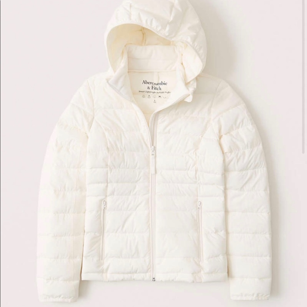 Abercrombie & Fitch lightweight packable puffer